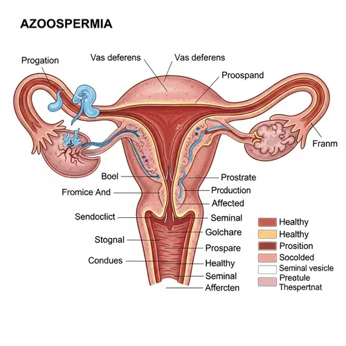 Male Reproductive System Anatomy for Azospermia and Male Infertility