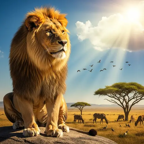 Majestic Lion: King of the Jungle