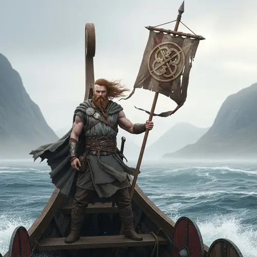 Powerful Viking Warrior: Conquer New Lands and Glory