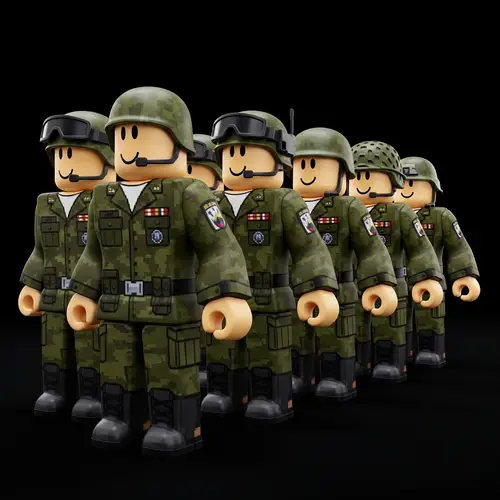Roblox Military Avatars in Action
