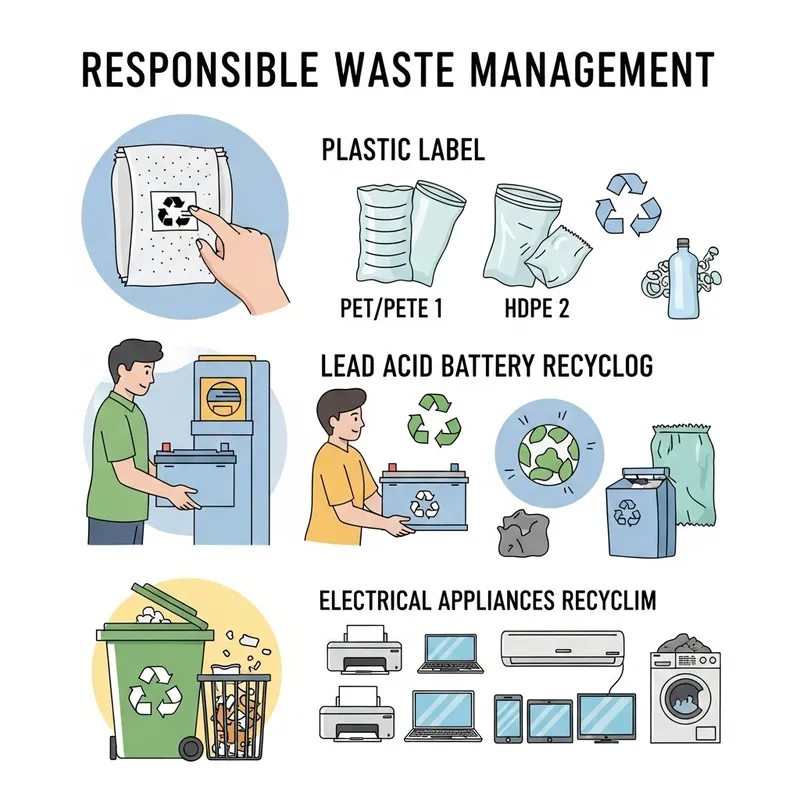 Plastic, Battery & Electronics Recycling: Responsible Waste Management