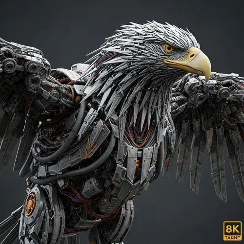 Robotic Eagle | Photorealistic 8k Unreal Engine Render