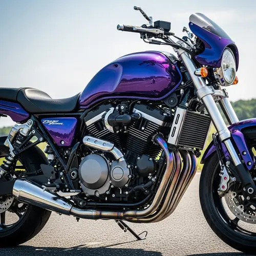 Dynamic and Sleek Motorcycle: Symbol of Power and Freedom