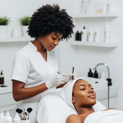 Tranquil Beauty Waxing Procedure at Salon