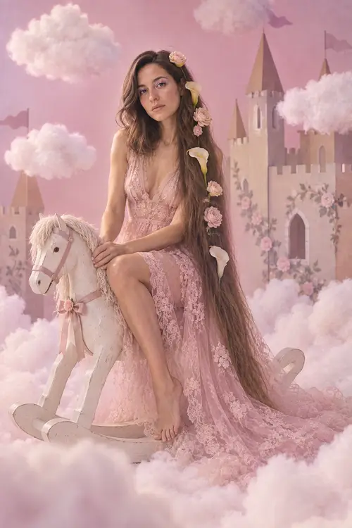 Romantic Editorial Fashion: Dreamy Studio Aesthetic