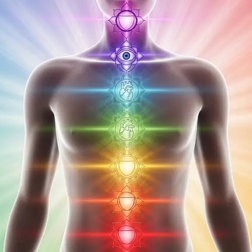 Seven Chakras: Detailed and Vibrant Image with Radiant Lights