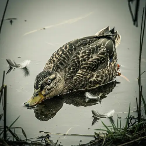 Duck on the Verge of Passing Away