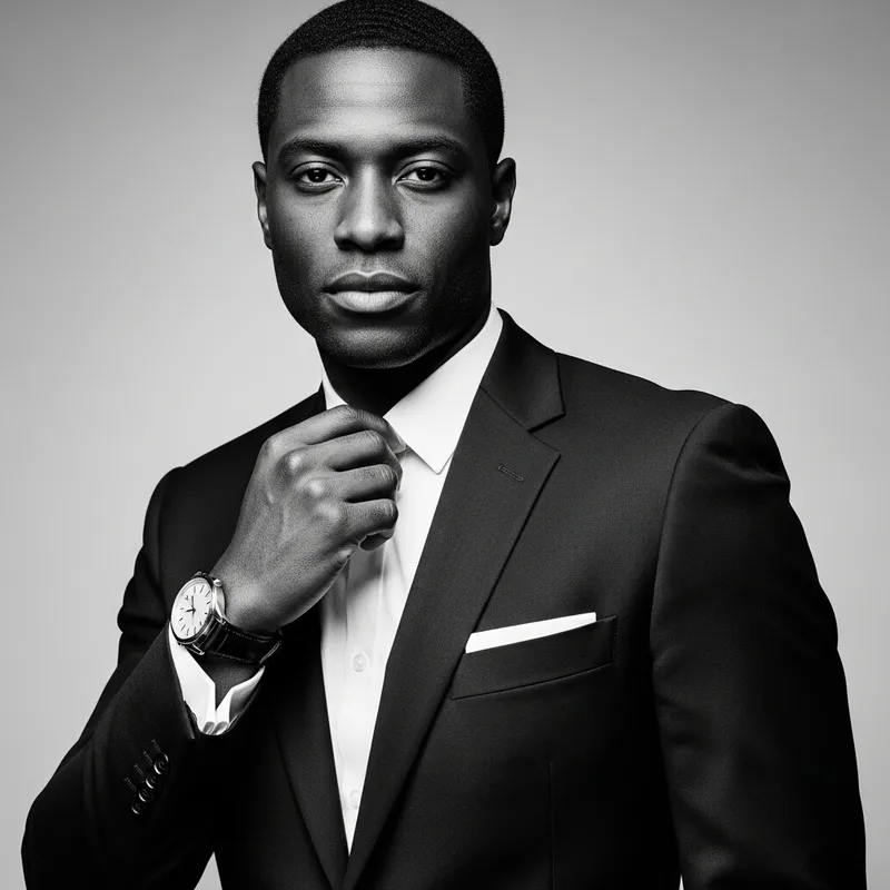 Elegant Style: Confident Monochrome Portraits