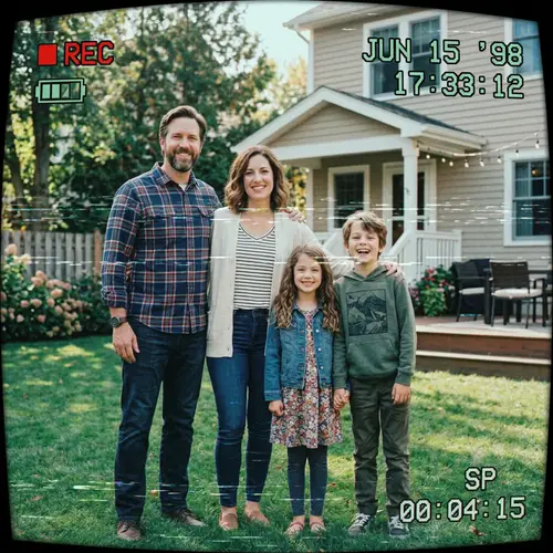 Lo-Fi 1990s VHS Camcorder Image Transformation