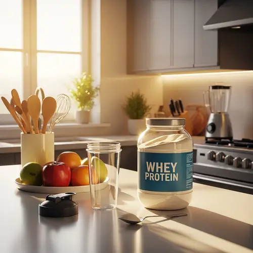 Whey Protein Jar - Premium Fitness Supplement