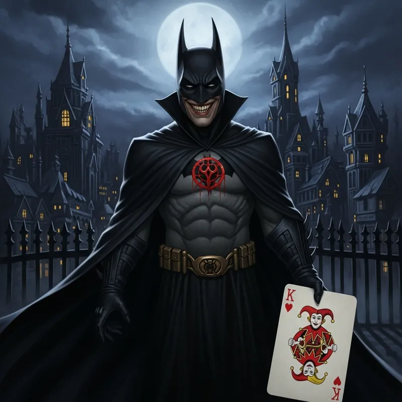 Batman Who Laughs: Mysterious Gothic Figure