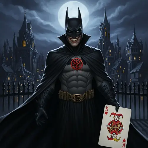 Batman Who Laughs: Mysterious Gothic Figure