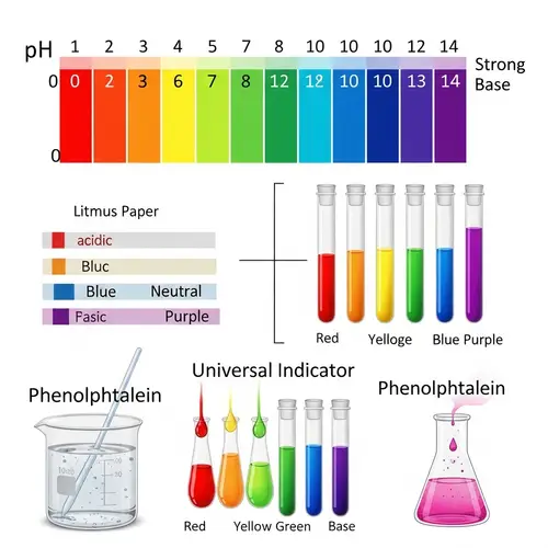 Visual Guide to pH Indicators: pH Scale, Colors, and Indicator Types