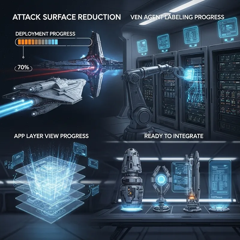 Futuristic Star Wars Attack Surface Reduction Graphic