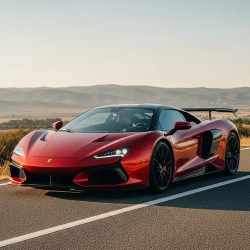 Exquisite Scarlet Supercar | Bold And Powerful Design