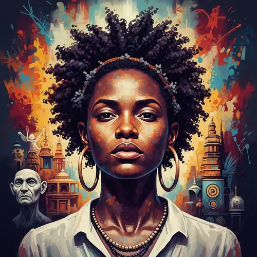 Vibrant Abstract Digital Painting of Personal Identity