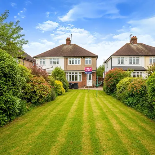 Picturesque Semi-Detached House for Sale with Lush Green Garden