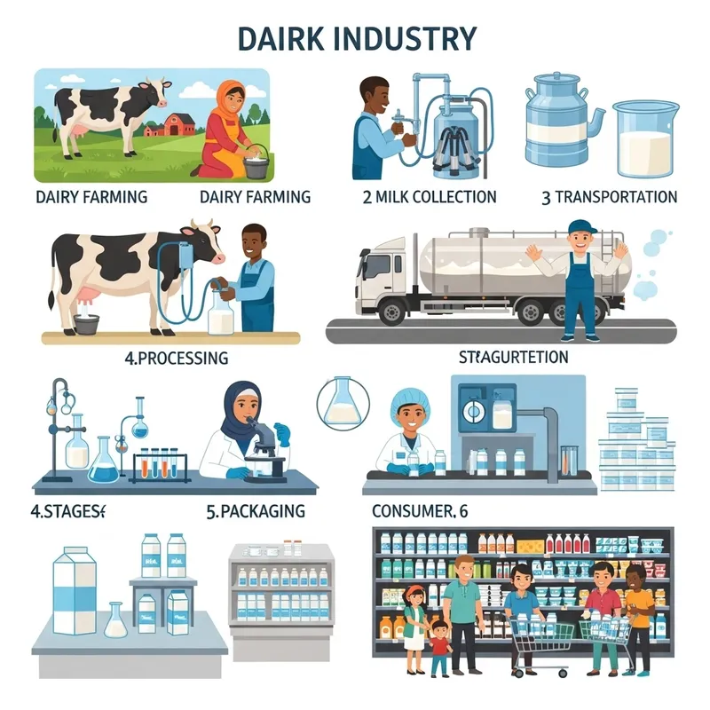 Dairy Industry: Visualizing Farming to Packaging