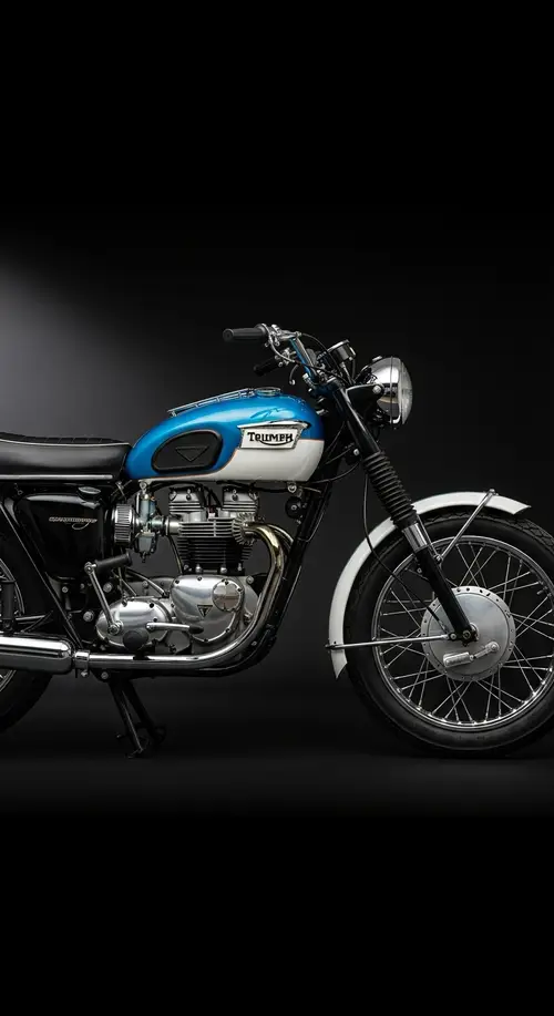1969 Triumph Bonneville T120R Motorcycle - Vintage Design