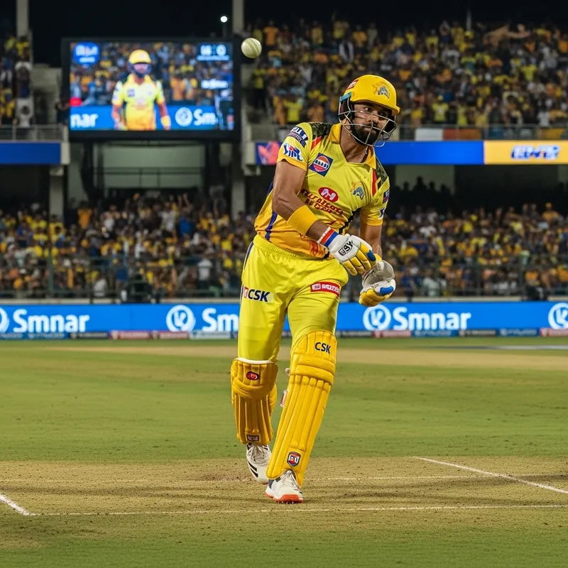 Hardik Pandya in Chennai Super Kings IPL Match