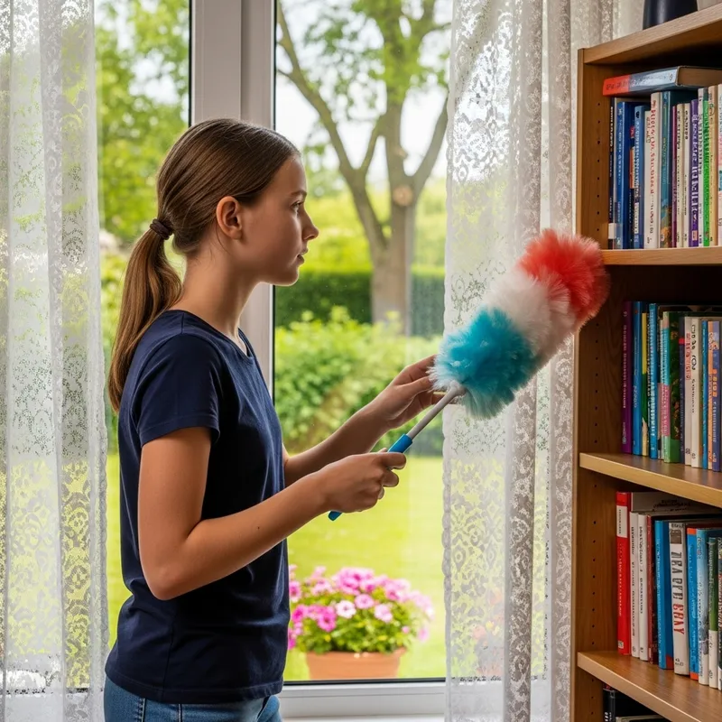 Girl Investigates Backyard Mystery | Room Cleaning