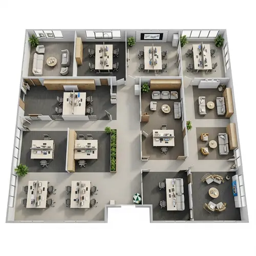 Office Floor Plan for Efficient Workspaces