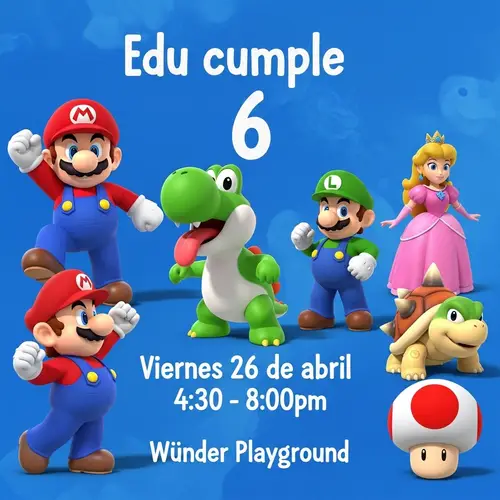 Children's Party in Spanish with Cartoon Characters | Edu Cumple 6