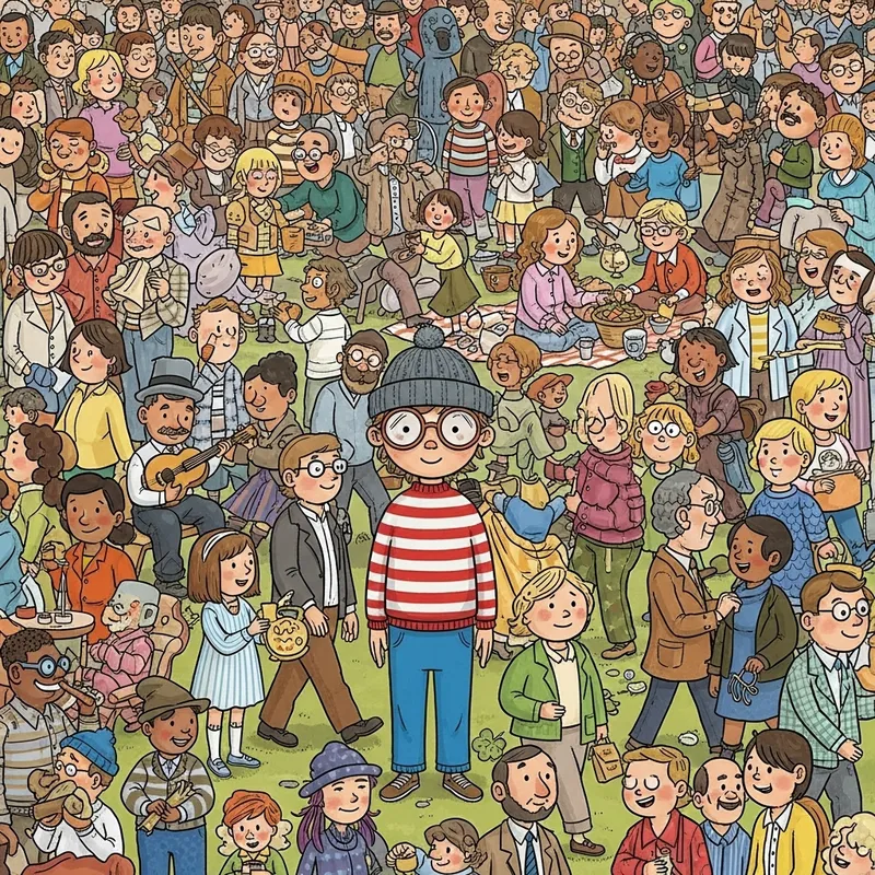Find the Fun in Our Colorful Crowd Puzzle