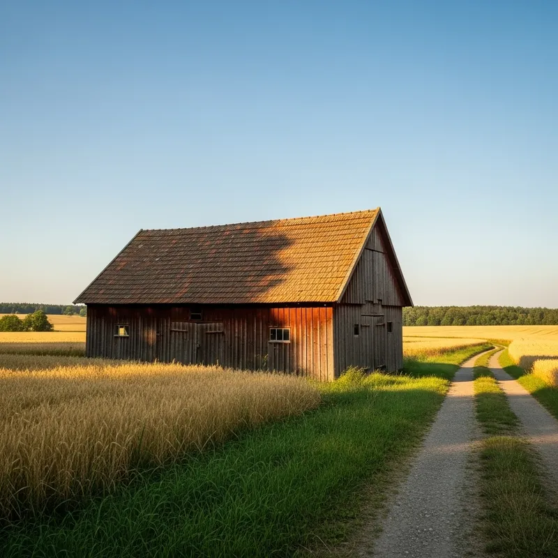 Rustic Barn: Vintage Charm and Tranquility