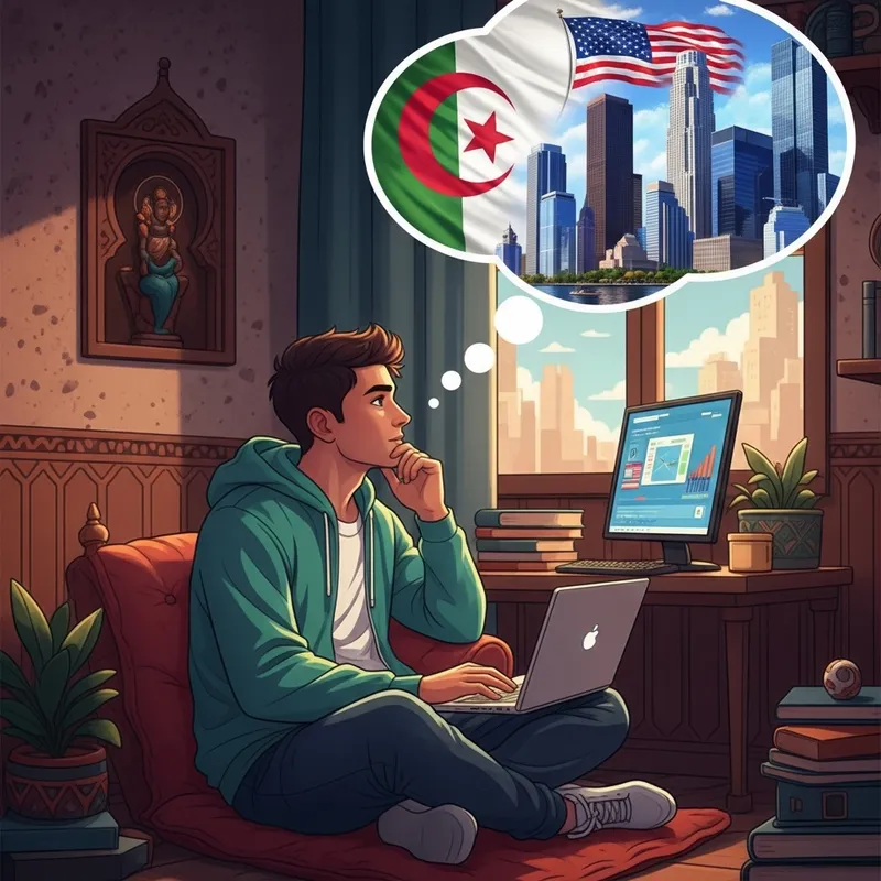Algerian Developer Pursuing American Dream in Tech Industry