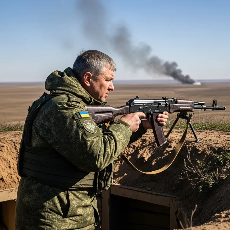 A Middle-Aged Colonel's Emotional Journey Amidst War on the Donbass Frontline A Middle-Aged Colonel's Emotional Journey Amidst War on the Donbass Frontline