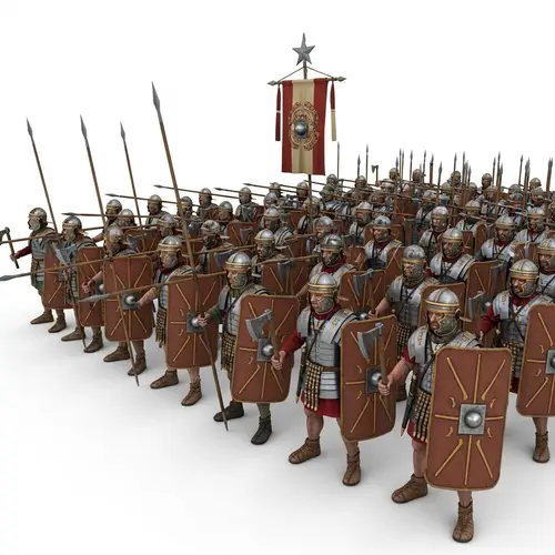 Roman-Viking Legion Battle Formation | 1st Century CE
