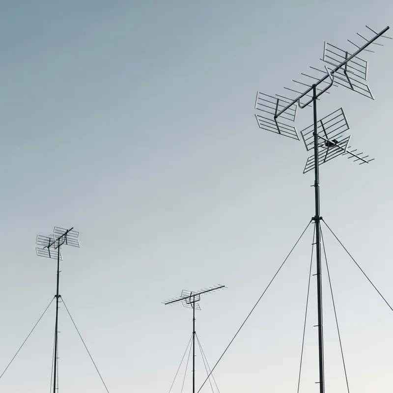 TV Antennas: Minimalist Design Imagery