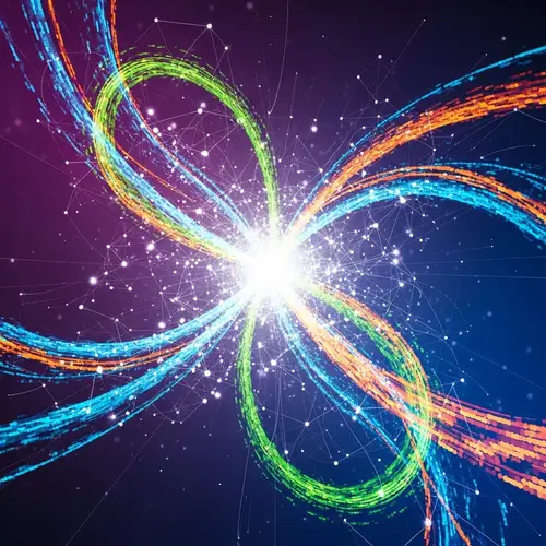 Digital Buzz: Abstract Representation of Network Communication