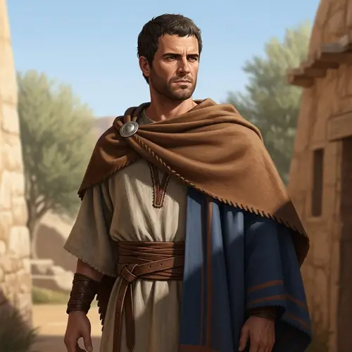 Ancient Israelite Man - Historical Illustration