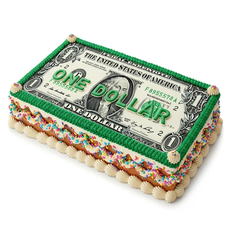 Make a $1 Cake: Vibrant & Fun Dessert Idea