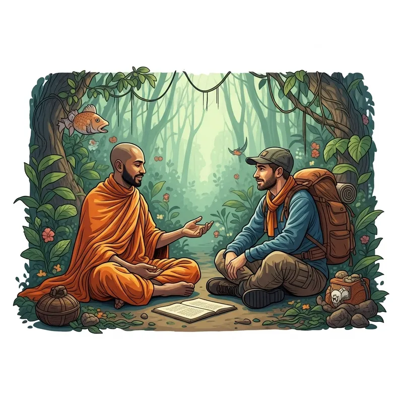 Monk's Wisdom: Jungle Encounter