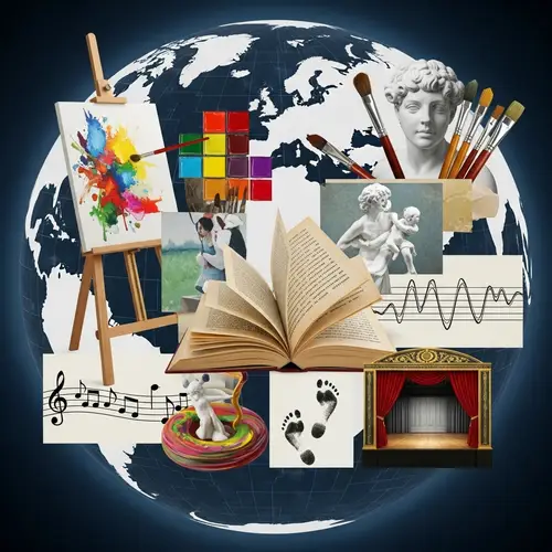 World Art Collage: Celebrating Global Creativity