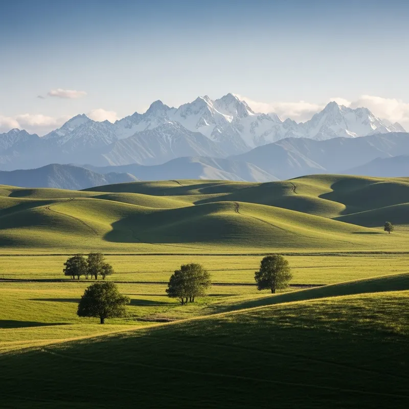 Serene Plains, Plateaus, and Peaks - Nature's Scenic Beauty