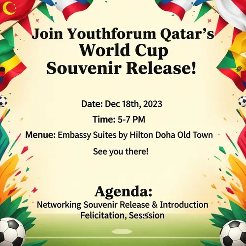 Youthforum Qatar World Cup Souvenir Release Event | Dec 18, 2023
