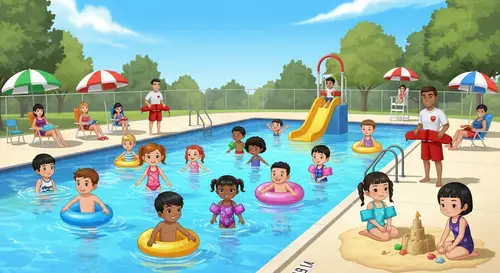 Fun and Safety at the Children's Pool