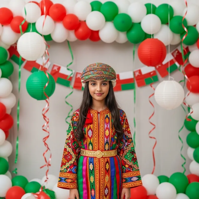 Omani National Day Celebration: Traditional Attire