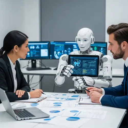 Professional Problem-solving Conversation with Advanced Robot