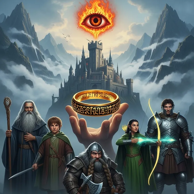 The Lord of the Rings Fantasy Poster Art