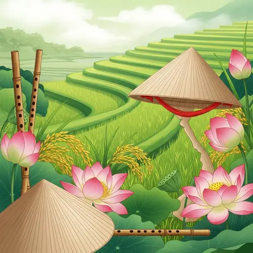 Vietnamese Cultural Foundations Art Background