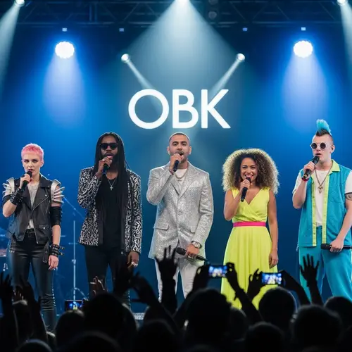 OBK K-pop Band - Live Concert with Diverse Members