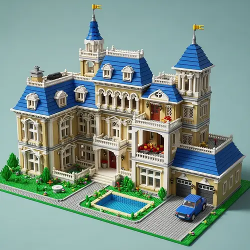 Grand $10M LEGO House: Stunning Architectural Masterpiece