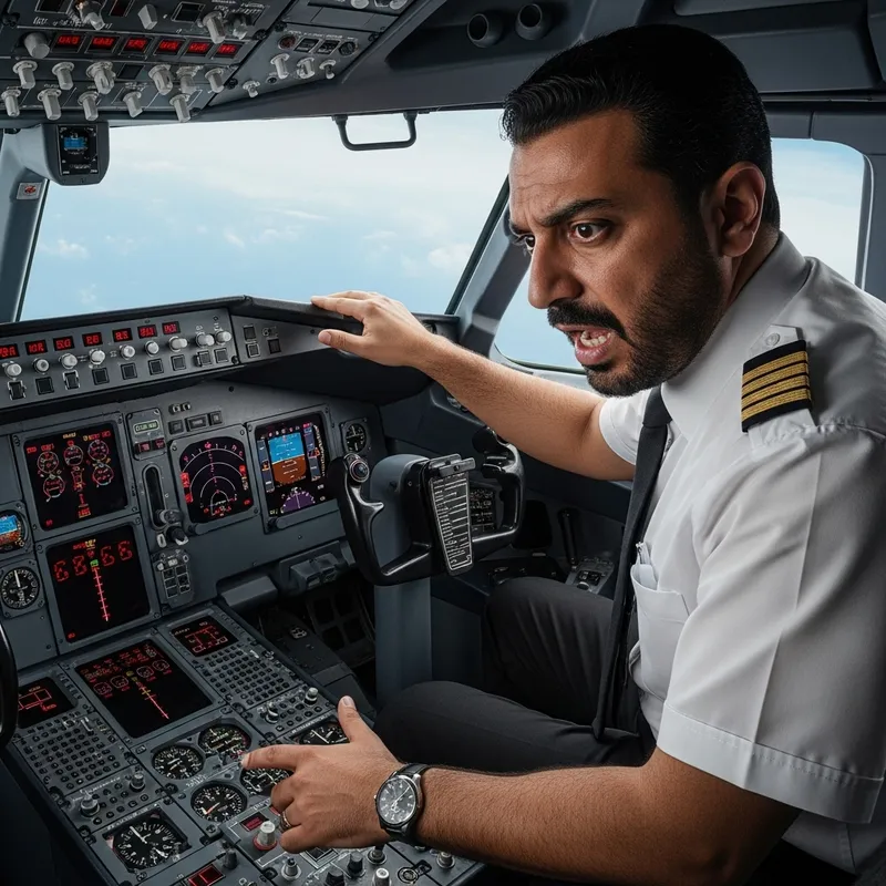 Pilot Desperately Maneuvering Plunging Aircraft