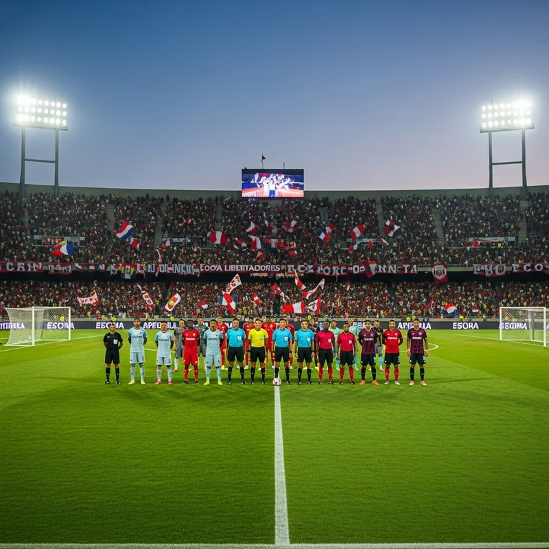 Vibrant Scene at Monumental Stadium in Lima Copa Libertadores Final Vibrant Scene at Monumental Stadium in Lima Copa Libertadores Final