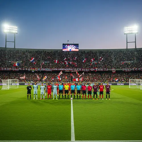 Vibrant Scene at Monumental Stadium in Lima Copa Libertadores Final